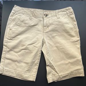 Khaki Mossimo Supply Co shorts, size 1